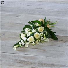 White Rose and Calla Lily Sheaf Extra Large