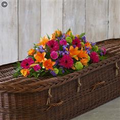 Vibrant Casket Spray