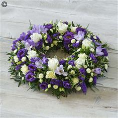 Scented Blue Wreath Large